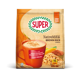 super cereal nutremill brown rice front